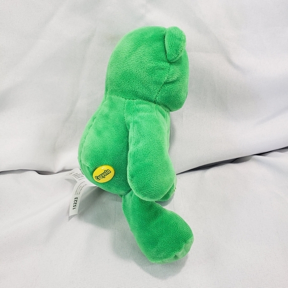 Hallmark Crayola Green Teddy Bear Plush Stuffed Toy 9 Inch 2023 - Picture 3 of 10